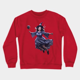 Horror hat girl Crewneck Sweatshirt